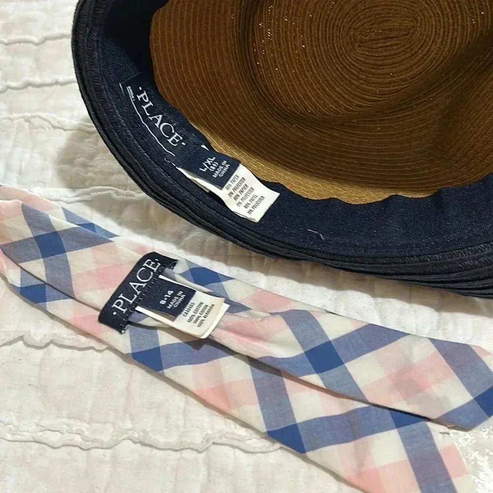 Children’s place neck tie/hat combo